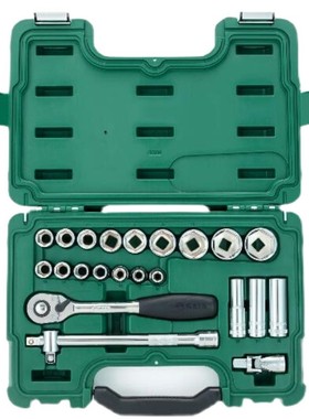 SATA世达工具23件12.5MM系列套筒组套09005