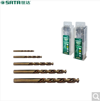 世达直柄含钴麻花钻组套52420 52425 52430 52806 52810 52819