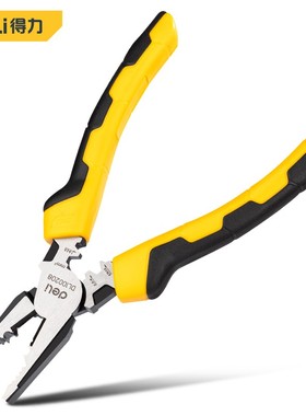 得力工具多功能钢丝钳DL100208