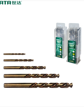 世达10件套直柄含钴麻花钻52332 52333 52335 52338 52340 52342