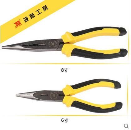 波斯钢丝钳老虎钳尖嘴钳斜嘴钳斜口钳6寸7寸8寸bs193088bs193066