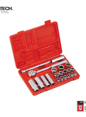 捷科工具21件套3/8系列公制组套工具（SK3/8-21SP）016021