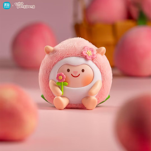 蛋仔dongdong咚咚水果戳戳乐盲盒公仔羊摆件儿童玩具女孩礼物