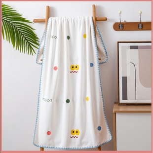 【东昌】A类满绣珊瑚绒套巾宝宝加厚吸水高密珊瑚绒毛巾浴巾套装