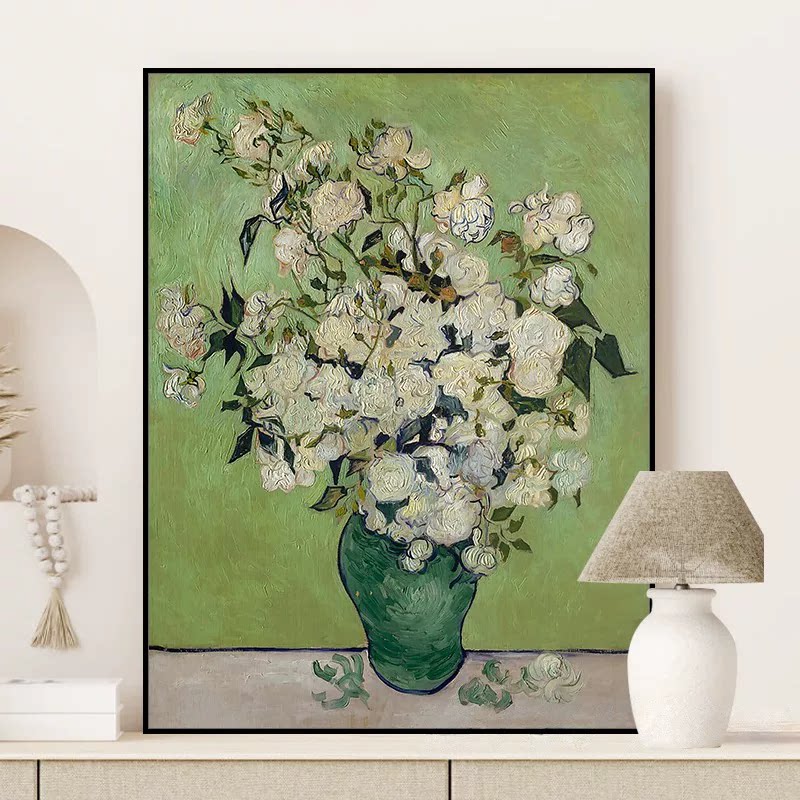 盛开的杏花数字油画世界名画