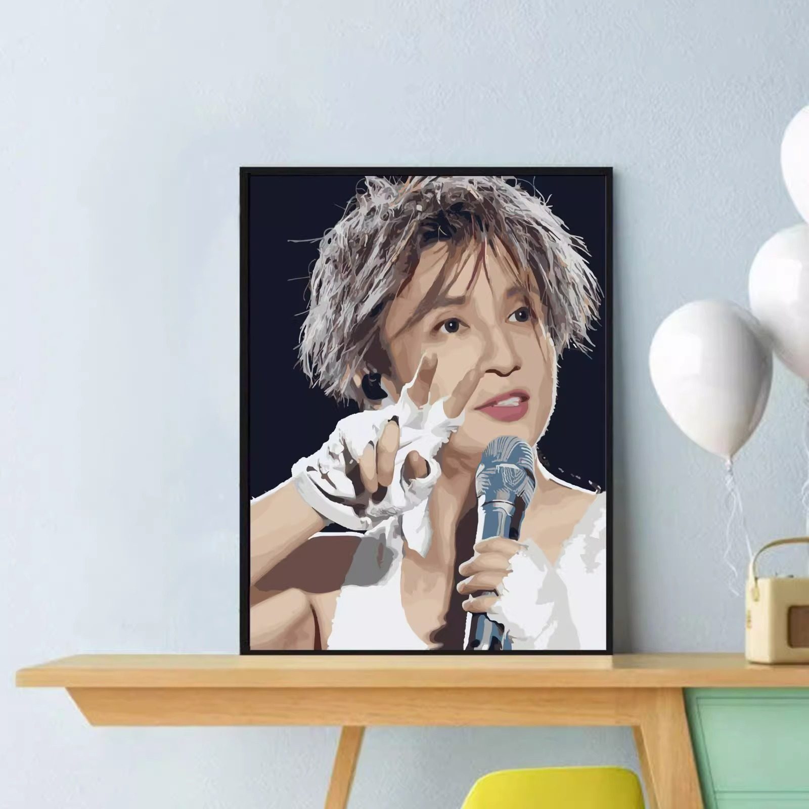 diy数字油画明星薛之谦手绘填色减压装饰油彩画卧室装饰挂画插画,家居饰品,DIY/数字油画,淘宝优惠券,粉丝福利购,淘宝优惠卷