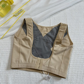 防驼背上托收副乳塑身上衣可调节肩带搭扣 背心式 新款 调整型胸托