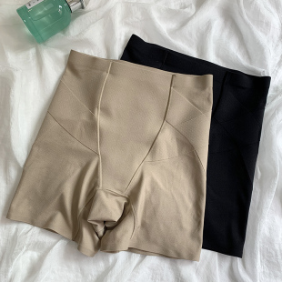 中腰平角X型立体收腹性感翘臀内裤 女棉裆高弹无感收腹提臀安全裤