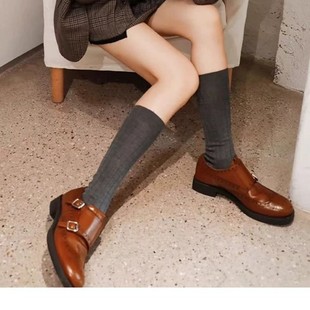 葡萄妈同款现货~ 英伦风复古精致雕花巴洛克单鞋孟克皮鞋女秋冬