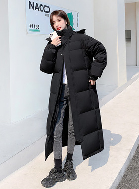 亮世秋同款羽绒服男女超长过膝加厚冬季2025年新款情侣宽松爆中戏