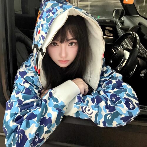 美式复古嘻哈潮牌刺绣卫衣