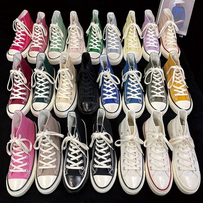 高帮圆头透气百搭休闲耐磨帆布鞋