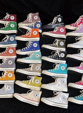 韩版经典百搭男女同款情侣学生高帮潮流春秋百搭EVENSTAR帆布板鞋