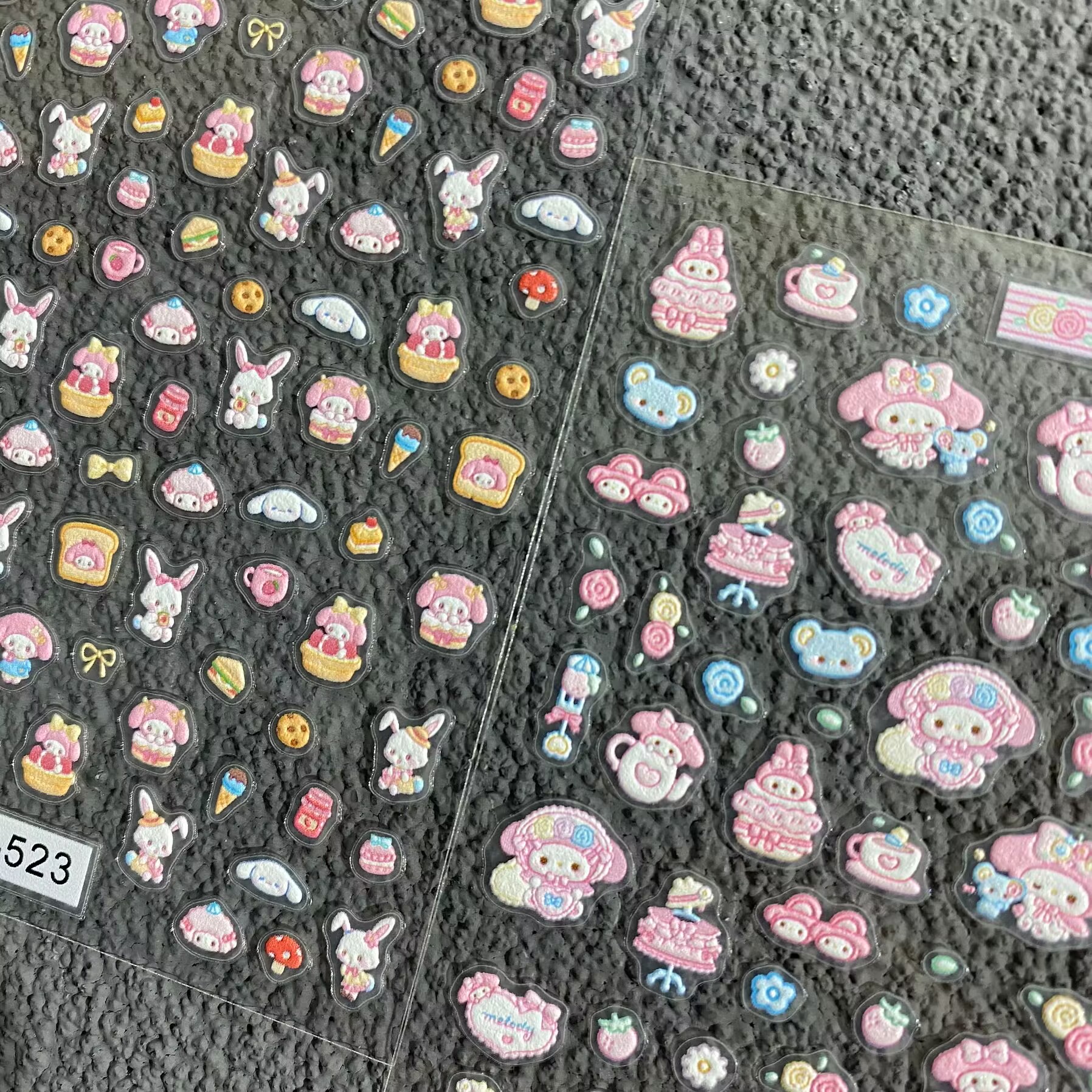 可爱卡通美乐蒂美甲贴纸