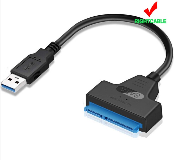 硬盘转接线usb3.0 to sata 易驱线3.5 2.5寸硬盘转接线sata线硬盘