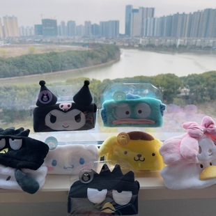 日单sanrio三丽鸥丑鱼酷企鹅玉桂狗库洛米发带洗脸发箍束发带