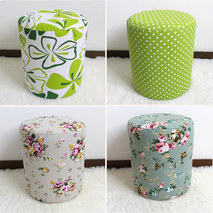 定做全棉帆布方墩套 换鞋凳套  圆墩套 长凳套子 长墩套  皮墩套