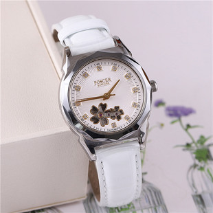 正品poscer宝时捷手表女表女士时尚潮流自动机械表镂空保时捷6035