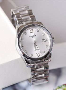 正品poscer宝时捷手表男表男士自动机械表防水简约商务保时捷6054