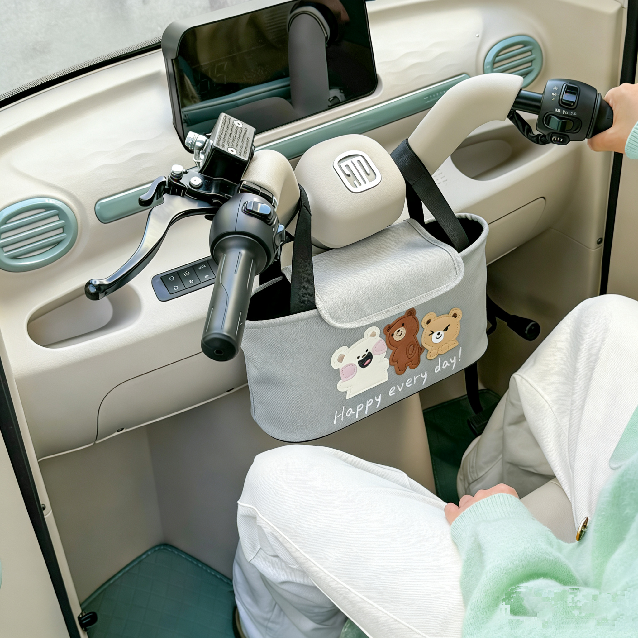 三轮车收纳挂袋女士电瓶车前置收纳袋多功能通用挂包防水置物挂袋,电动车/配件/交通工具,电动车挂包,淘宝优惠券,粉丝福利购,淘宝优惠卷