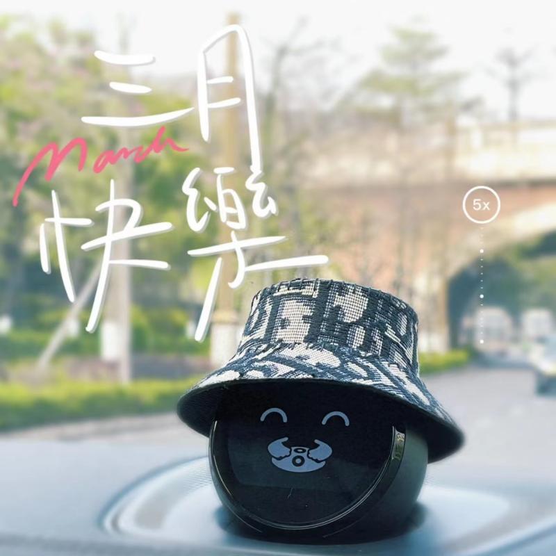 蔚来Nomi帽子渔夫帽内饰配饰装饰