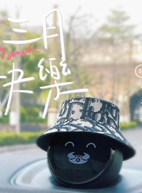 蔚来Nomi帽子渔夫帽ES6/ES7/EC7/ES8/ET5/ET7汽车内饰配饰装饰