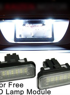 01-07奔驰C级W203 5门 LED牌照灯C230C240C280C320C350车牌灯