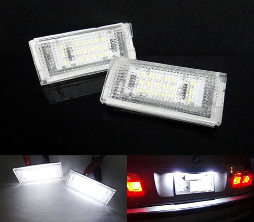 适用于宝马3系E46牌照灯318 320 323 325 328 330 M3 LED车牌灯