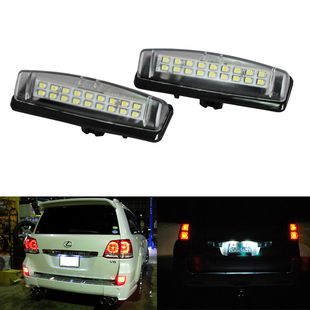 LED后牌照灯 适用于雷克萨斯ES350IS200IS300GS430RX350ES250改装