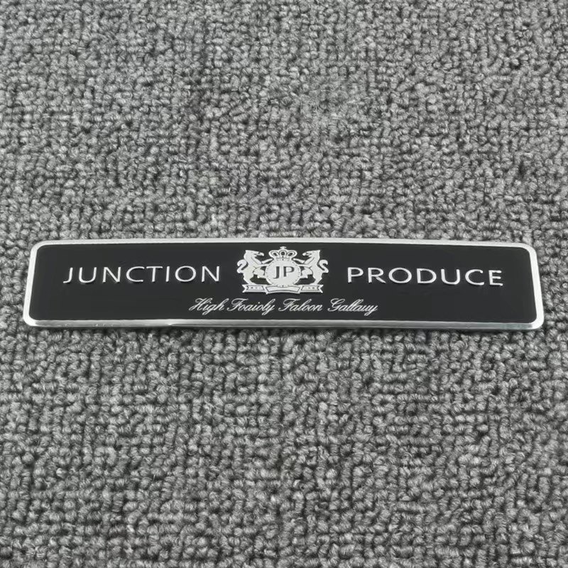 汽车JP改装车贴外饰内饰贴中控台装饰贴装饰金属车贴改装划痕遮挡