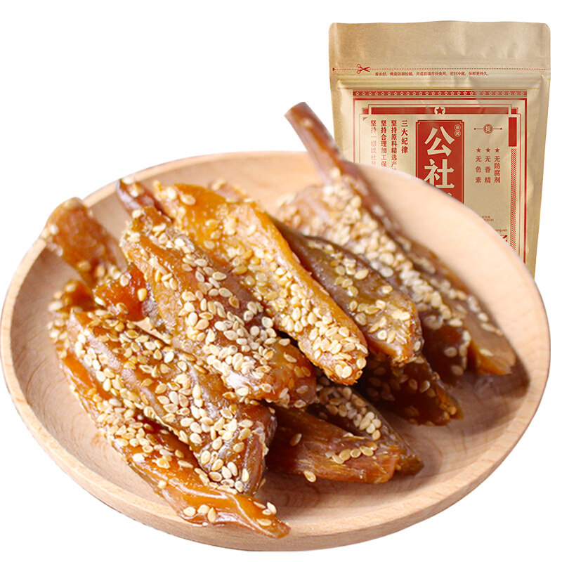 沂蒙公社0添加剂芝麻黄金地瓜条300g 红薯干农家地瓜休闲零食使用感如何?
