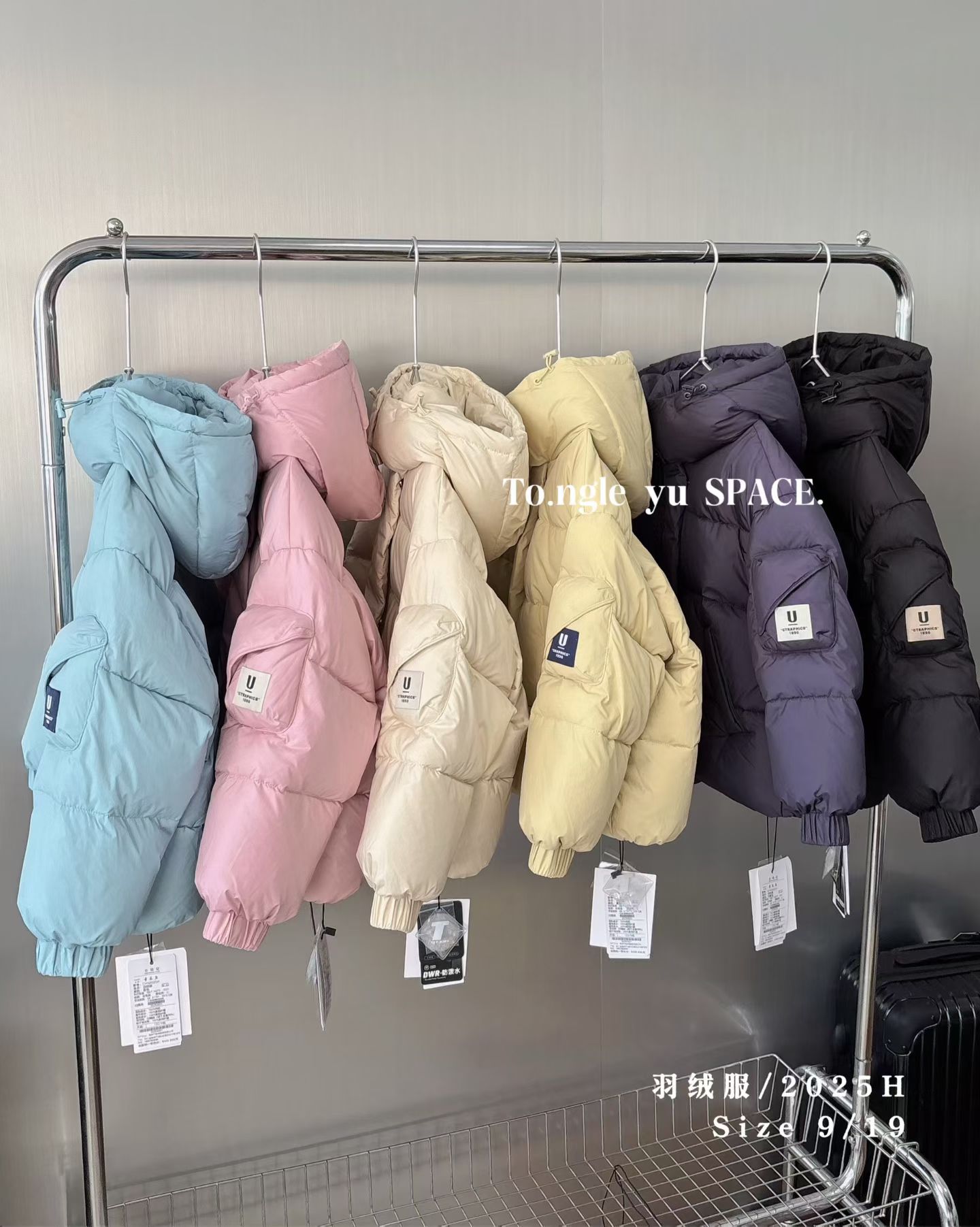 童乐鱼2025冬新款男女童连帽羽绒服中大童90白鸭绒外套上衣潮2025