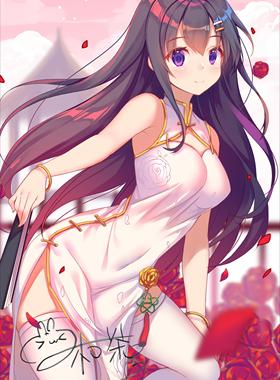 [边缘坐标]6th·英雄100何珞白色纸 文具拟人 钢笔拟人 文具少女