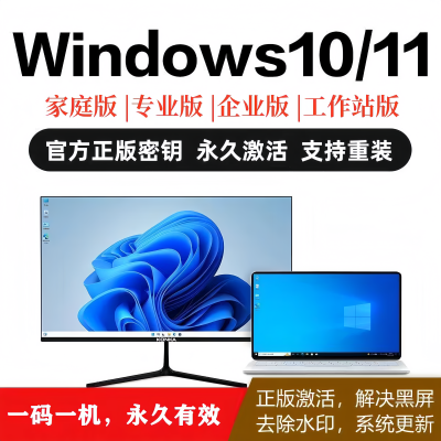 【正版】win11专业版激活码电脑秘钥家庭版企业版windows10序列号