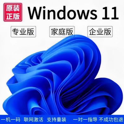 【正版】win11专业版密钥永久激活windows11家庭中文版升级专业版
