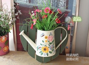 包邮 田园复古做旧插花器装 饰壁挂 饰品挂件 满 墙面壁饰挂饰 家居装