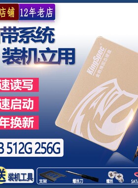 自带系统128G 256G 480G 512G高速SSD固态硬盘 SATA 2.5寸
