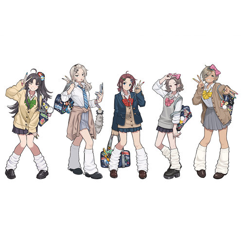 哭泣少女乐队周边立牌