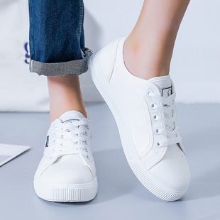 时尚 帆布鞋 女学韩版 女鞋 子百搭潮鞋 新款 休闲板鞋 小0321e 2026春季
