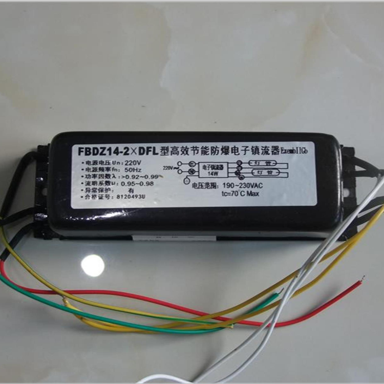 隔爆荧光灯整流器FBDZ14-2-DFL防爆单脚荧光灯高效节能电子镇流器