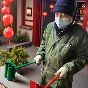 春节手持款放炮神器炮架子双响炮炮架炮台两响炮二踢脚发射器支架