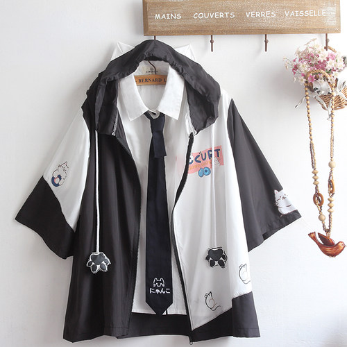 男女同款青少年学生宽松防晒衣