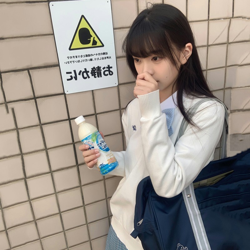 2025新款原创JK白色毛衣套装