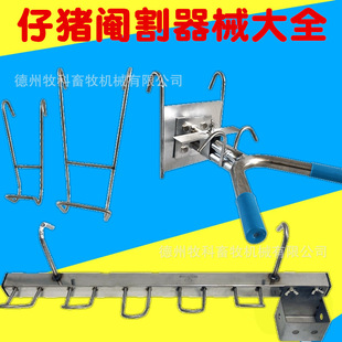 阉割架小猪阉割器不锈钢挂猪器挂式阉割器械养猪设备阉猪器械