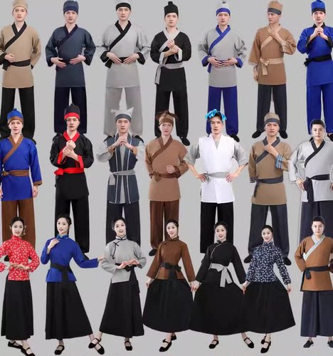 农民平民百姓丫鬟长裙汉服古装