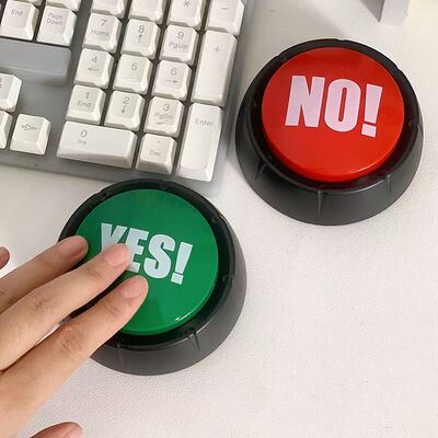 yes按钮过家家便携发声按钮NO整