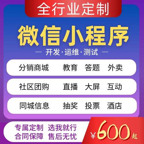 软件定制开发小程序设计JAVAPHP编程计算机公众号制作游戏安卓IOS