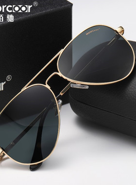 玻璃太阳镜男士司机偏光墨镜开车