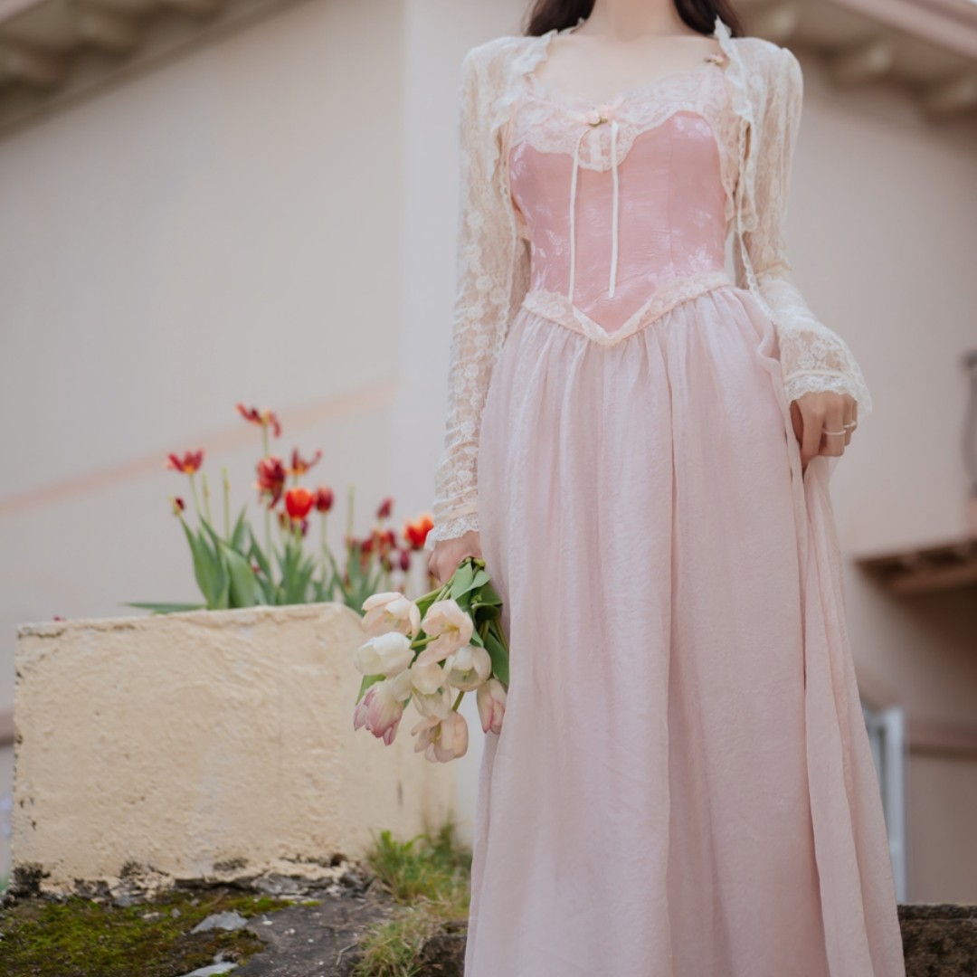 小慧姑娘xxs码小个子法式仙女连衣裙