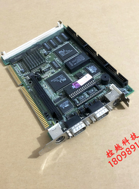 凌华 NUPRO 406 REV: A3  486工控主板 CPU半长卡 送内存